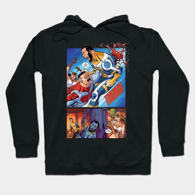 omniman vs immortal Hoodie by super villain